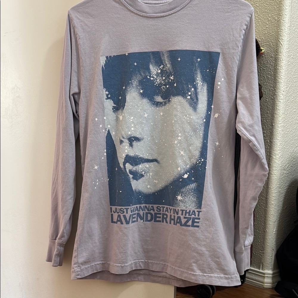 Lavender Long Sleeve Graphic Tee